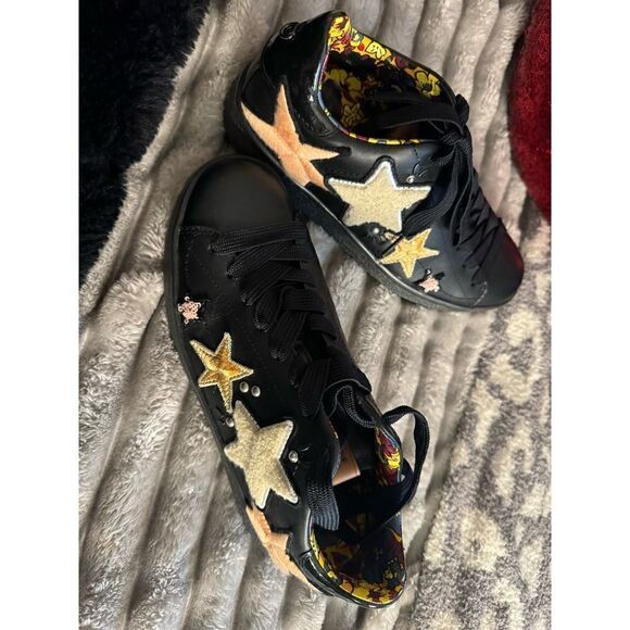 Coach c101 sherpa stars leather sneakers 9 womens - Picture 12 of 12